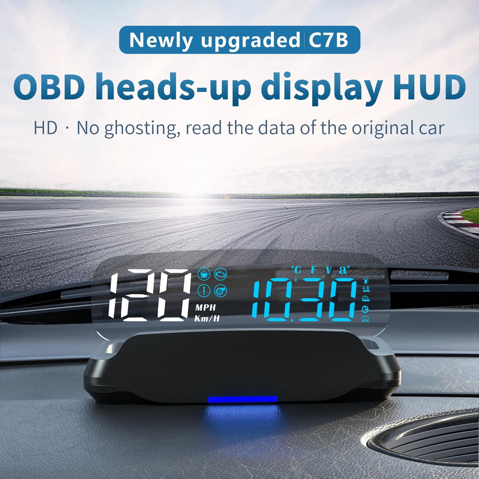AD C7B OBD HUD ڵ   ÷ ӵ,  ڵ ׼, ̼ ħ ӵ, 